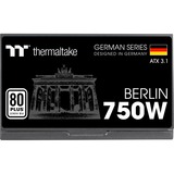 Thermaltake W0750RE, Fuente de alimentación de PC negro