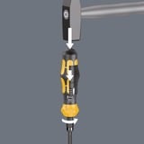 Wera Kraftform Kompakt 900 Imperial Set 1, con destornillador de impacto, Conjuntos de bits negro/Amarillo