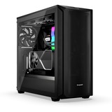 be quiet! Shadow Base 800 Black Midi Tower Negro, Cajas de torre negro, Midi Tower, PC, Negro, ATX, EATX, micro ATX, Mini-ITX, Acrilonitrilo butadieno estireno (ABS), Acero, Vidrio templado, 18 cm