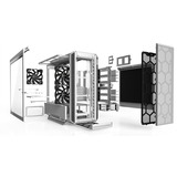 be quiet! Silent Base 802 Window White Midi Tower Blanco, Cajas de torre blanco, Midi Tower, PC, Blanco, ATX, EATX, micro ATX, Mini-ITX, Acrilonitrilo butadieno estireno (ABS), Acero, 18,5 cm