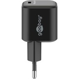 goobay Cargador rápido USB-C Nano, PD, GaN, 45 vatios negro