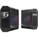 ASUS ROG Rapture GT6 (B-2-PK) Tribanda (2,4 GHz/5 GHz/5 GHz) Wi-Fi 6 (802.11ax) Negro 4 Interno, Router negro, Negro, Interno, Enrutador de malla, Poder, 538,8 m², Tribanda (2,4 GHz/5 GHz/5 GHz)