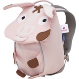 Affenzahn Pequeño amigo Tonie cerdo, Mochila rosa neón/Marrón