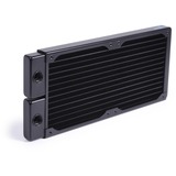 Alphacool 14436 accesorio o pieza de sistema de refrigeración para ordenador Radiador negro, Radiador, Latón, Cobre, Acero, Negro, 1/4", 60 °C, 4 Ventilador(es)