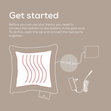 Beurer HK 77 Heaty crema cachemira, Almohadas eléctricas crema