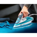 Braun TexStyle 5 SI 5006 BL Plancha vapor-seco Suela de cerámica 2600 W Azul, Gris, Blanco, Plancha a vapor azul/blanco, Plancha vapor-seco, Suela de cerámica, 2 m, 180 g/min, Azul, Gris, Blanco, 50 g/min