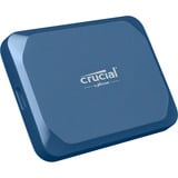 Crucial X10 Portable SSD 2 TB, Unidad de estado sólido azul