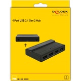 DeLOCK 64053, Hub USB negro