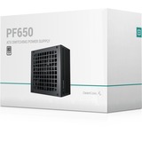 DeepCool PF650 650W, Fuente de alimentación de PC negro
