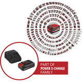 EINHELL PXC-Starter-Kit Juego de cargador y baterías, Conjunto negro/Rojo, Juego de cargador y baterías, 2,5 Ah, 18 V, Negro, Rojo, 0,83 h, 200 - 250 V