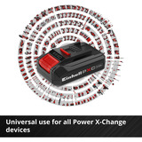 EINHELL PXC-Starter-Kit Juego de cargador y baterías, Conjunto negro/Rojo, Juego de cargador y baterías, 2,5 Ah, 18 V, Negro, Rojo, 0,83 h, 200 - 250 V
