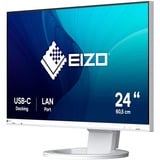 EIZO FlexScan EV2490-WT pantalla para PC 60,5 cm (23.8") 1920 x 1080 Pixeles Full HD LCD Blanco, Monitor LED blanco, 60,5 cm (23.8"), 1920 x 1080 Pixeles, Full HD, LCD, 5 ms, Blanco