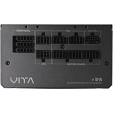 Fortron VITA GM 750W, Fuente de alimentación de PC negro, 750 W, 100 - 240 V, 50/60 Hz, 10-5 A, Activo, 100 W