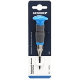 GEDORE punzón automático, con punta, Granos negro/Azul
