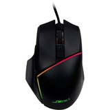 Inter-Tech GT-100 RGB ratón mano derecha USB tipo A Óptico 6400 DPI, Ratones para gaming negro, mano derecha, Óptico, USB tipo A, 6400 DPI, Negro