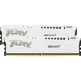 Kingston FURY FURY Beast 32GB 5600MT/s DDR5 CL36 DIMM (Kit de 2) White EXPO, Memoria RAM blanco, 32 GB, 2 x 16 GB, DDR5, 288-pin DIMM
