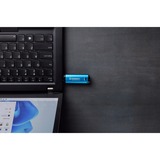 Kingston IronKey Vault Privacy 50 64 GB, Lápiz USB celeste/Negro