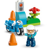 LEGO DUPLO Town Motocicleta policial azul, Juegos de construcción 