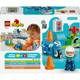 LEGO DUPLO Town Motocicleta policial azul, Juegos de construcción 