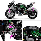 LEGO Moto Kawasaki Ninja H2R, Juegos de construcción Juego de construcción, 10 año(s), Plástico, 643 pieza(s), 873 g