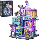 Lumibricks Cyberpunk Neoncity Gamestack, Juegos de construcción 