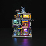 Lumibricks Cyberpunk Neoncity Gamestack, Juegos de construcción 