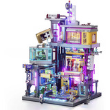 Lumibricks Cyberpunk Neoncity Gamestack, Juegos de construcción 