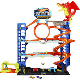 Mattel City HKX48 vehículo de juguete, Juego de construcción Set de pistas y vehículo, 4 año(s), Plástico, Multicolor