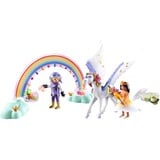 PLAYMOBIL Princess Magic Pegaso celestial con arcoíris, Juegos de construcción 