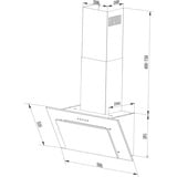 Respekta CH 33060 SB, Campana extractora negro