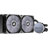 Sharkoon S70 RGB, Refrigeración por agua negro