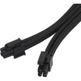SilverStone Cable de extensión de alimentación SST-PP07E-EPS8B, Cable alargador negro