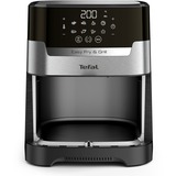 Tefal Easy Fry & Grill EY505D Sencillo 4,2 L Independiente 1550 W Freidora de aire caliente Acero inoxidable acero fino/Negro, Freidora de aire caliente, 4,2 L, 80 °C, 200 °C, 6 personas(s), 60 min