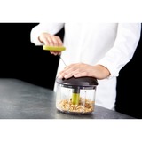 Tefal K13210 picadora manual de alimentos Negro, Verde, Transparente, Trituradora negro/Verde, Negro, Verde, Transparente, Acero inoxidable, 0,9 L, China, 850 g, 140 mm