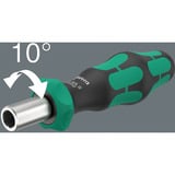 Wera Juego de puntas 838 RA S/4 Christmas 2025, con función de carraca, Conjuntos de bits negro/Verde