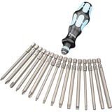 Wera Kompakt 60 punta de destornillador 16 pieza(s), Llave de tubo negro/Azul, 16 pieza(s), Torx, Caja