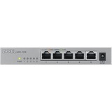 Zyxel MG-105 No administrado 2.5G Ethernet (100/1000/2500) Acero, Interruptor/Conmutador No administrado, 2.5G Ethernet (100/1000/2500), Bidireccional completo (Full duplex), Montaje de pared