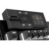 be quiet! Dark Mount Silent Tactile FR ISO teclado Juego USB AZERTY Francés Negro, Teclado para gaming negro, Alámbrico, USB, Interruptor mecánico, AZERTY, LED RGB, Negro
