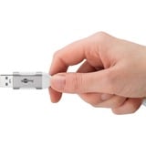 goobay Cable adaptador Ethernet USB-A 3.2 Gen1 > RJ-45, Slim blanco