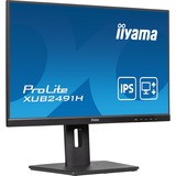 iiyama ProLite XUB2491H-B1 pantalla para PC 60,5 cm (23.8") 1920 x 1080 Pixeles Full HD LED Negro, Monitor LED negro (mate), 60,5 cm (23.8"), 1920 x 1080 Pixeles, Full HD, LED, 0,5 ms, Negro