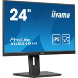 iiyama ProLite XUB2491H-B1 pantalla para PC 60,5 cm (23.8") 1920 x 1080 Pixeles Full HD LED Negro, Monitor LED negro (mate), 60,5 cm (23.8"), 1920 x 1080 Pixeles, Full HD, LED, 0,5 ms, Negro