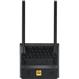 ASUS 4G-N16 router inalámbrico Gigabit Ethernet Banda única (2,4 GHz) Negro, Router WIRELESS LTE negro, Wi-Fi 4 (802.11n), Banda única (2,4 GHz), Ethernet, 3G, 4G, Negro