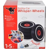 BIG Set de ruedas silenciosas para Bobby-Car, Juego de ruedas negro