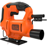 BLACK+DECKER BES602-QS, Sierra de calar naranja/Negro