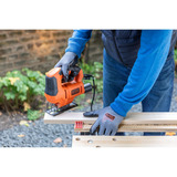 BLACK+DECKER BES602-QS, Sierra de calar naranja/Negro