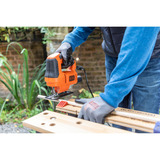 BLACK+DECKER BES602-QS, Sierra de calar naranja/Negro