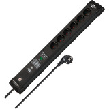 Brennenstuhl Regleta Connect Premium-Line WiFi 6 tomas negro