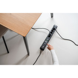 Brennenstuhl Regleta Connect Premium-Line WiFi 6 tomas negro