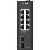 D-Link DIS-100G-10 switch No administrado L2 Gigabit Ethernet (10/100/1000) DIN rail Negro, Interruptor/Conmutador No administrado, L2, Gigabit Ethernet (10/100/1000), DIN rail
