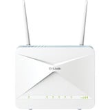 D-Link G415/E router inalámbrico Gigabit Ethernet Doble banda (2,4 GHz / 5 GHz) 4G Azul, Blanco, Router WIRELESS LTE Wi-Fi 6 (802.11ax), Doble banda (2,4 GHz / 5 GHz), Ethernet, 4G, Azul, Blanco, Router de sobremesa
